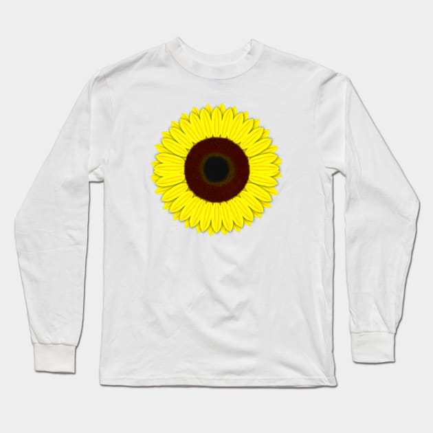 Sunflower Long Sleeve T-Shirt by Wickedcartoons